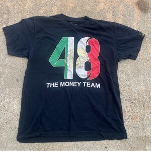 Floyd mayweather Black Graphic Tee shirt the money team
